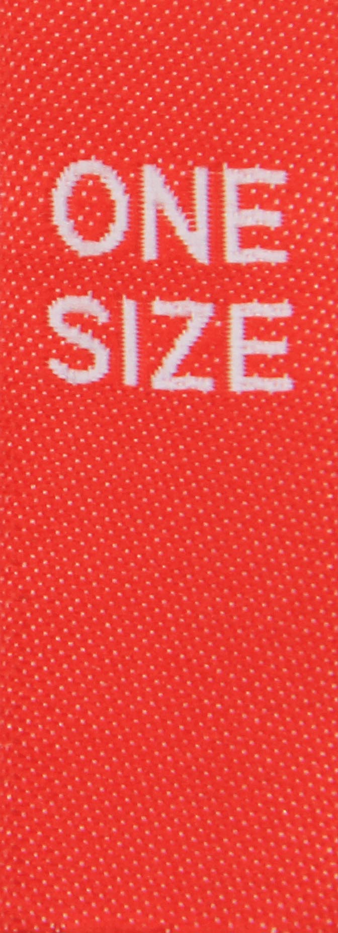 taille étiquettes tissées, ONE SIZE