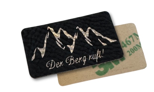 Premium Kunstleder Farbe schwarz silber Kunstleder Premium schwarz silber