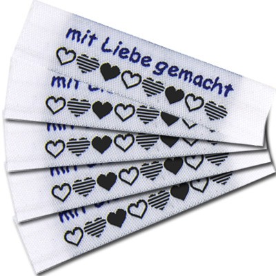 Fix&Fertig - Étiquette textile „mit Liebe gemacht“ 1