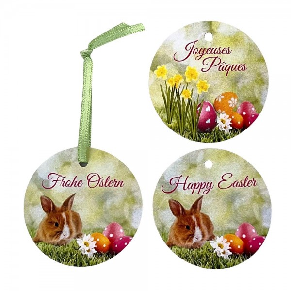 Hang tags | étiquette cartonnée "Joyeuses Pâques" 1